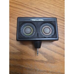 Vintage Realistic 40-155 Personal Stereo Speaker System Radio Shack Tandy Retro